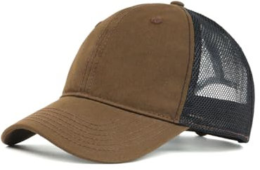 Zylioo Mesh Basecap XL/XXL Herren Trucker Cap Kappe Baseballkappe Baseball Cap Verstellbare Sport Cappy Damen Für Großen Kopf