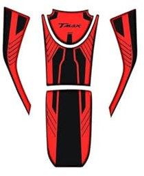 Adhesivo Lateral para Depósito Combustible Motocicleta para Yamaha TMAX530 TMAX 530 T-MAX 530 2017-2018 Adhesivos Antideslizantes Gasolina. Pegatinas Antideslizantes el depósito la(Conjunto 7)