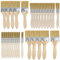 Huucozn Ensemble de brosses 30PCS Pinceaux Plats Peinture 12/25/38/50 Mm Aquarelle Pinceaux Plats Huile Pinceau Plat pour Lasure Pinceaux de Peinture Artistique