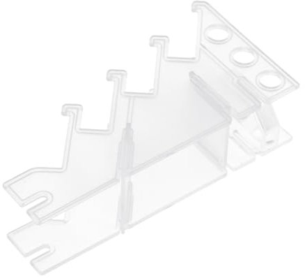 HONITANO Transparentes Finger-Skateboard-aufbewahrungs-Gestell Durchsichtiges Kunststoff-Display Platzsparendes Lagerregal Für Inneneinrichtung Installieren Vielseitig Einsetzbar