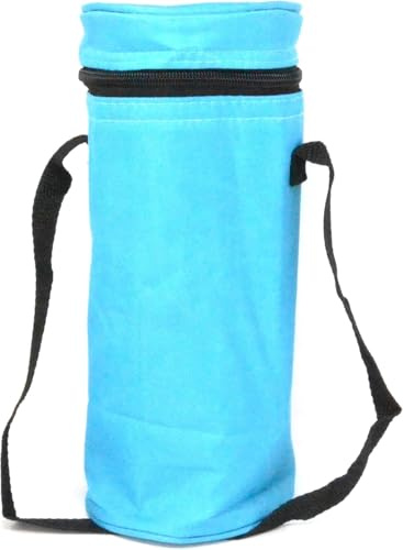 Borsa termica nautica per bevande, 2 litri, blu con dettagli rossi e bianchi, resistente all'acqua