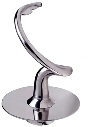 Gancio for impastare a spirale in acciaio inossidabile, compatibile con KitchenAid, planetaria, adatto a ciotole da 4,5-5 QT