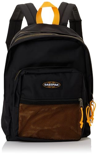 Eastpak Pinnacle Rucksack 38L (42 x 32 x 25,5 cm), Extra großer Schul- & Freizeitrucksack, robuster Multi-Fach Rucksack mit Organizer und gepolsterten Trägern - KONTRAST MANGO