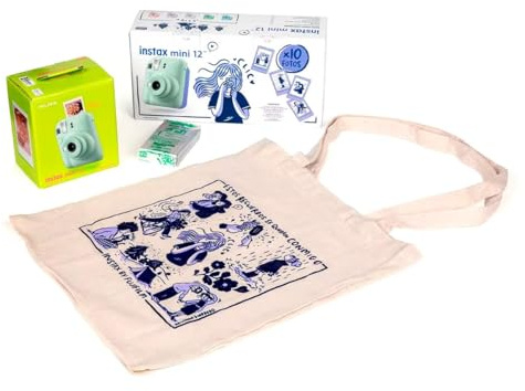 Fujifilm Kit Blossom Instax Mini 12 Mint Green - Cámara Instantánea