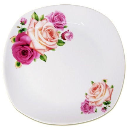 OLYMP Teller-Set - Rosen, flach, Ø 26 cm, 3 Stück