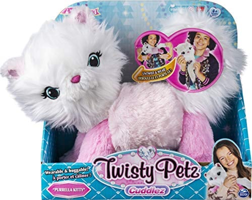 Twisty Petz 6054693 - Cuddlez, verwandlungsfähiges Plüschtier, Kätzchen, Purella zum Sammeln für Kinder ab 4 Jahren, Mehrfarbig