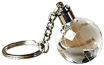 Brussels08 1 porte-clés de Noël en forme de ballon de football et de basket-ball à LED - Cadeau pour chien - Pour enfants et adultes