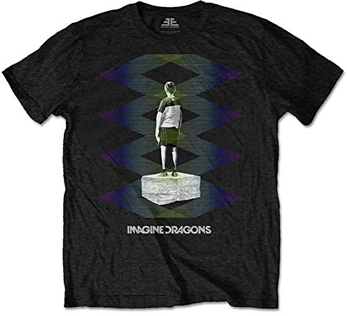 Imagine Dragons Unisex Tee: Zig Zag (XX-Large) Black