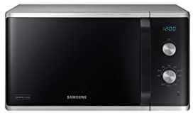 Samsung microondas grill 23l 800w plata mg23k3614as