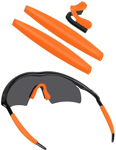 BLAZERBUCK Kits de chaussettes de rechange pour lunettes de soleil Oakley M Frame Series - Orange