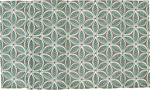 Sander TischläuferLeaf Ornament grün Größe 50x140 cm