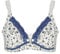 Atyhao Maternity Nursing Bra, Front Pre-Opening Cotton Breastfeeding Bras Bralette for Breastfeeding Women and Pump(Blue 38/85)