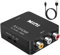 Lerkely Convertidor de vídeo RCA a HDMI, AV a HDMI, Soporte 720 1080P para cámara, Xbox 360, PS1, PS2, Wii, N64, Gamecube, SNES, NES, PSP, DVD, VHS