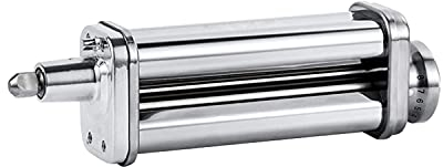 Pasta Roller Cutter Attachment, Stainless Steel Pasta Sheet Roller Spaghetti Noodle Pressing Accessories Pasta Maker Machine Parts for KitchenAid Stand Mixer (Lasagna)