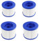 YanBan - Filtro per Piscina, 4 Pezzi di Ricambio per Tubo idrico idrico e Sanitario, in Pet+Tessuto Non Tessuto, Compatibile con Clever Spa
