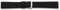 Eichmüller Uhrenarmband Nahtlos Nappaleder Kalbsleder in 10/12/14/16/18/20 mm (Schwarz, 20 mm)
