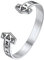FaithHeart Viking Rune Armreif für Herren Jungen Punk Gotik Wikinger Thors Hammer Armband Offener Edelstahl Rune Armband mit Geschenkebox für Männer Frauen