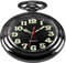 Tiong Glänzende arabische Ziffern Herren Quarz Taschenuhr Taschenuhr Geschenk Quarz Uhrwerk für Männer mit Kette, Mb-cfj017…