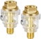 2 PCS Oiler Lubricator air Compressor, 1/4 BSP Mini in Line Air Tool, 2X Mini Oiler Lubricator Used on All air Tools.