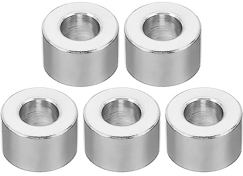 PATIKIL M8 Rond Entretoises Aluminium, 5pcs Métal Entretoise 8.2mm ID x 16mm OD x 10mm L Épaisseur Aluminium Espaceur Vis Écarteur pour 5/16 ou M8 Vis Boulons