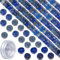 SUNNYCLUE 1 Box Mit 135 flachen Steinperlen Lapislazuli Perlen 6 mm Steinperlenkette Edelsteinperlen Heilende Energie Edelstein Abstandshalter Lose Perlen Für Die Schmuckherstellung DIY Ohrringe Armb