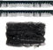 duoyif Paillettenband Elastisches Spitzenband 11Meter 25mm Pailletten Spitzenband Glitzer Spitzenborte Stretch Spitze Elastische Spitzenborte Paillettenband Für Kostüm Handwerk Nähen Deko (Schwarz)