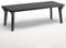 Tomaino - Tavolo da Giardino allungabile in plastica Berg160/220 x 90 x 74h cm - Tavolo da esterno con prolunga (new antracite)