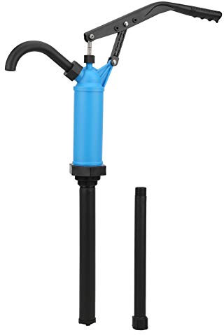 Bomba de Tambor de Barril de Acción de Palanca Manual Ajustable 55 Galones para Transportar Líquidos Combustibles Apropiada para Bombear Agua Aceite Gasolina Lubr Amplia