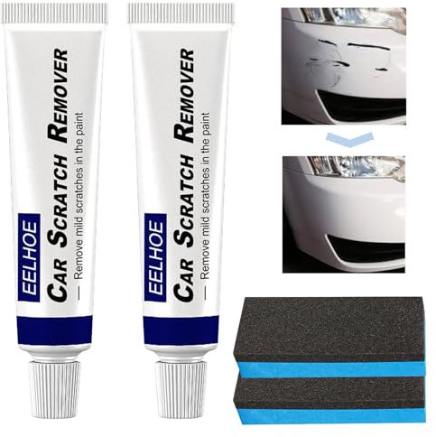 2 Pcs Scratch Remover Auto Kratzer Entferner Auto Kratzer Entferner FüR Autolacke Autolack Kratzer Entferner Kratzer Entferner Car Scratch Remover Kratzerentferner Autolack Car Scratch Repair Paste
