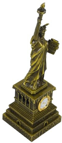 VINTORKY Freiheitsstatue Modell Schreibtischornament Metallstatue Handwerksstatue Wohndekoration Tischdeko Statue Verzierung Ornament