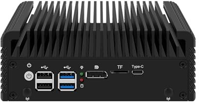 PcZinophyte Firewall Router Alder Lake Core i3 N305 4xi226-V 2.5G DDR5 Type-C 6*USB 2*HD 2*NVMe 2*SATA Lüfterloser Mini PC Proxmox