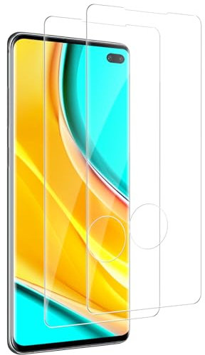 Carantee für Panzerglas für Samsung Galaxy S10 Plus Schutzfolie, 9H Härte Gehärtetes Glas für Samsung S10 Plus Schutzglas, 3D Gebogenes, Blasenfrei Galaxy S10+ Displayschutz, 2er Pack