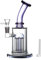 Masenyee 8inch Glas Bong mit Hurricane Filter, 14,5mm Schüssel und Sieb, Kompakte Rauchglas Bong, Robustes und dickes Glas, Chillum Glas Rig, Soft-Clean-Smooth Hit - Galaxy Purple