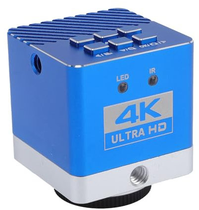 4K HD -USB -Mikroskopkamera, Mikroskopkamera der Videindustrie mit Fernbedienung, 3840x2160 Auflösung Digitaler Mikroskopkamera