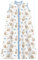 Chilsuessy Kinder Sommer Schlafsack 0.5 Tog Baby Sommerschlafsack aus 100% Baumwolle, Babyschlafsack Ärmellos Schlafanzug für Jungen und Mädchen, Cute Elefant, 110cm/Baby Höhe 100-120cm
