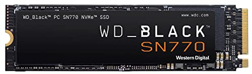 WD_BLACK SN700 1TB interne SSD, M.2 2280 NVMe SSD mit Geschwindigkeiten bis zu 5150 MB/s, 4850 MBs Schreiben, hohe Leistung für Gaming, mit PCIe Gen 4.0, SSD Gaming, Schwarz (Generalüberholt)