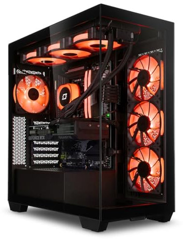 OVERCLOCK AeroCore - Pc gaming Ryzen 7 7800X3D, RTX 5070 12GB, Ram 32Gb Ddr5 6000Mhz, SSD NVMe 1000Gb, Dissipatore a Liquido 360mm, Win 11 Pro