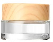 1 x runde Gläser mit auslaufsicherem Deckel, leere Probengläser für Make-up, Gesichtscreme, Augencreme, Lippenbalsam