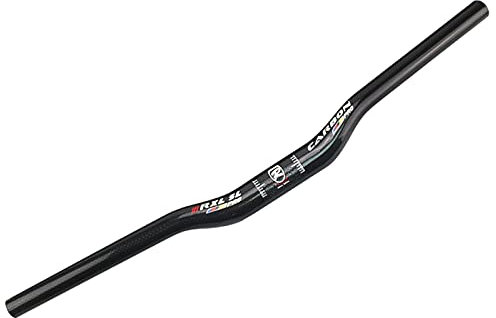 Mountainbike Lenker downhill lenker mtb RXL SL riser lenker carbon 3K Glänzend Schwarz,Ø 31,8 mm,700mm