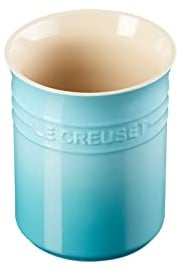 Le Creuset Stoneware Small Utensil Jar, 1.1 Litres, Teal, 71501111700001