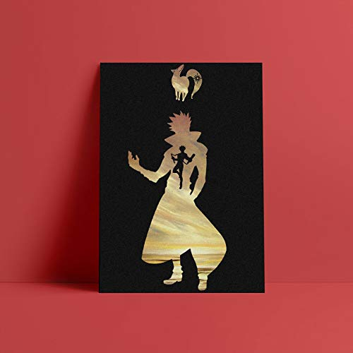 Bilder Poster Kunstdrucke Wandbilder Fotografien Gemälde.Ban Seven Deadly Sins Poster Leinwand Wandkunst Dekoration Drucke für lebende Kinder Kinderzimmer Home Schlafzimmer Dekor Malerei 45x60CM