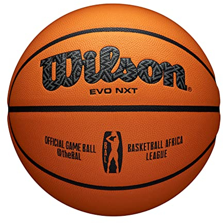 Wilson Unisex-Adult Evo Nxt FIBA Basketball, BAL Game Ball, 7
