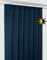 BEAUTEX Verdunkelungsgardine mit Kräuselband U-Band, Blackout Vorhang Blickdicht abdunkelnd, Größe und Farbe wählbar (Breite: 300 cm, Höhe: 245 cm, Navyblau)