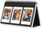 96 Pockets Desk Calendar Album for Fujifilm Instax Mini Camera, Polaroid Camera, for Instax Mini 11 90 70 9 8+ 8 LiPlay Camera, Polaroid Snap Z2300 Instant Cameras, for Home Office Desk Decor (White)