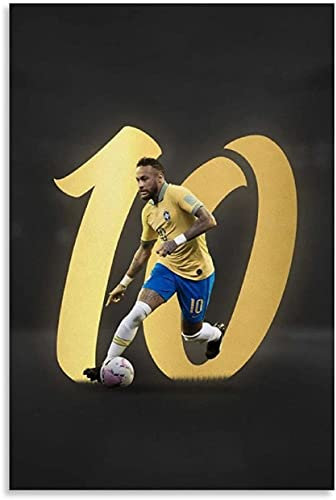 5D Diamant Painting Set FüR Erwachsene Und Kinder Neymar Jr. 11 DIY Diamond Painting Kristall Strass Diamant Stickerei GemäLde 7.8x11.8(20x30cm) Kein Rahmen