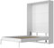 SMARTBett Schrankbett Classic mit Gasdruckfedern 140x200cm Vertikal Weiss | Wandbett, Wandklappbett fürs Gästezimmer, Büro, Wohnzimmer, Schlafzimmer