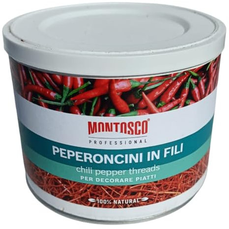 Peperoncino in Fili Montosco Professional Barattolo da 40 g Spezie Condimenti