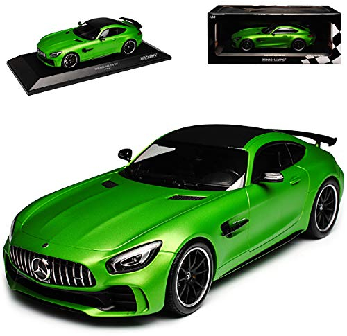 alles-meine.de GmbH Mercedes-B AMG GT R Coupe Matt Grün Ab 2014 1/18 Minichamps Modell Auto mit individiuellem Wunschkennzeichen