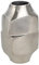 EGLO LIVING Metallvase Abucay, asymmetrische Deko Vase für Pampasgras, kleine Dekovase für Wohnzimmer, Blumenvase aus Metall in Nickel, Tischdeko 22,5 cm