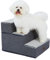 Pettycare Hundetreppe, grau, 3-stufig